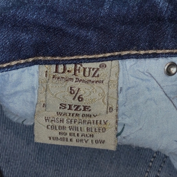 D-Fuz Bling & Bedazzled Skinny Denim Jeans - Picture 4 of 4